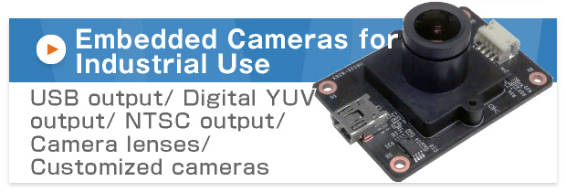 Embedded Cameras for Industrial Use